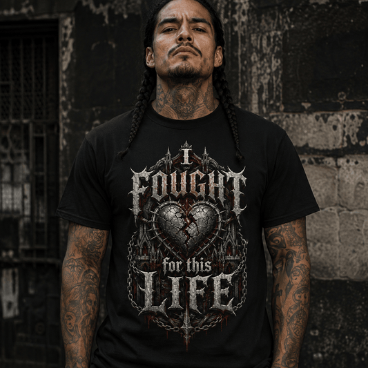 Recovery T - Shirt | Inspiring Sobriety | I Fought For This Life