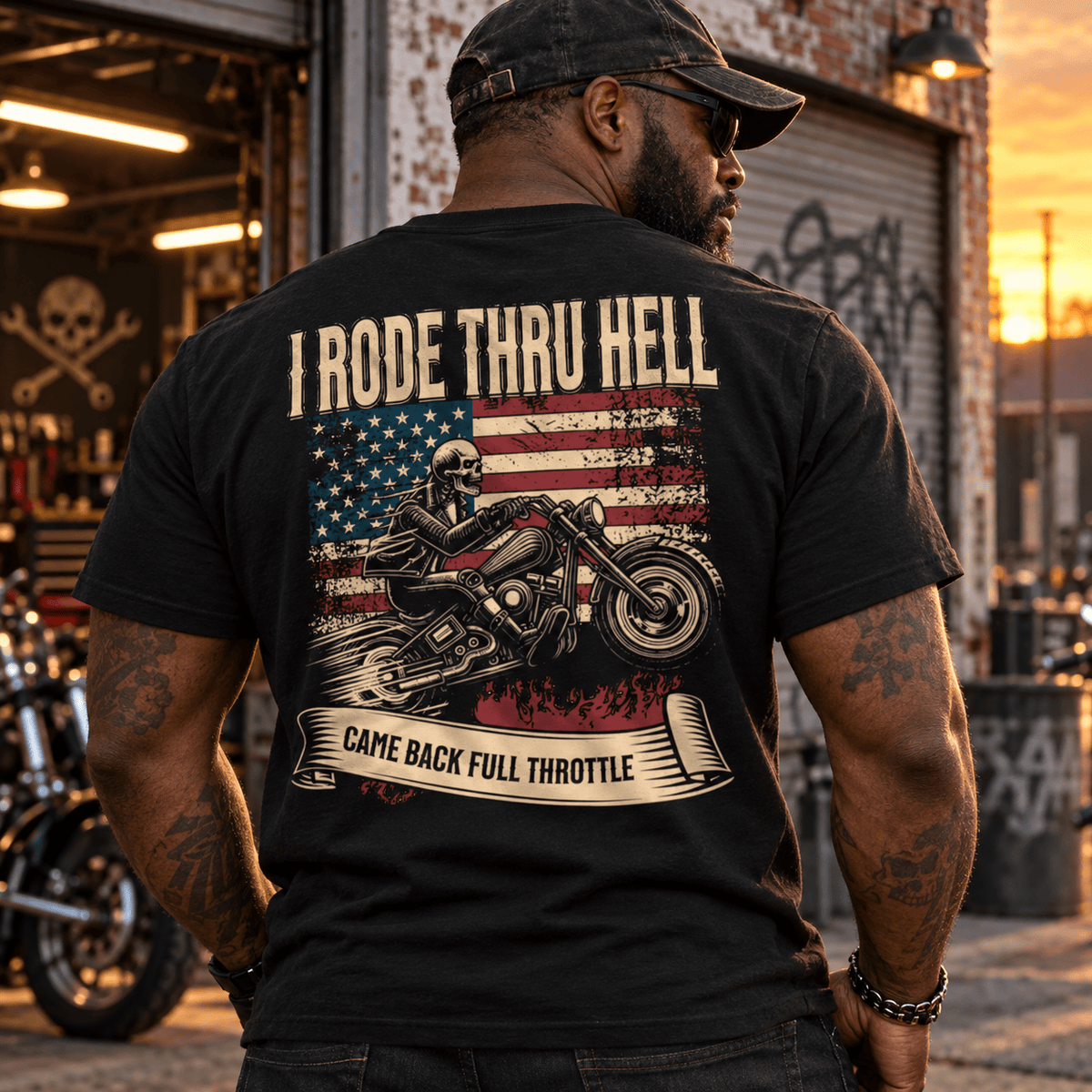 Recovery T-Shirt | Inspiring Sobriety |  I Rode Thru Hell