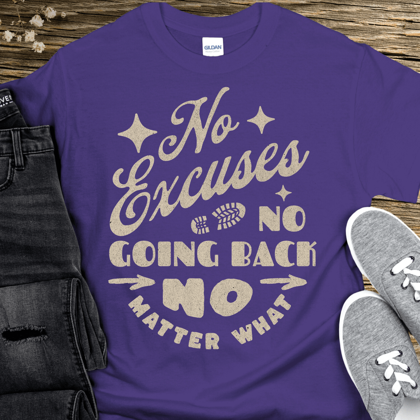 Recovery T-Shirt | Inspiring Sobriety | No Excuses