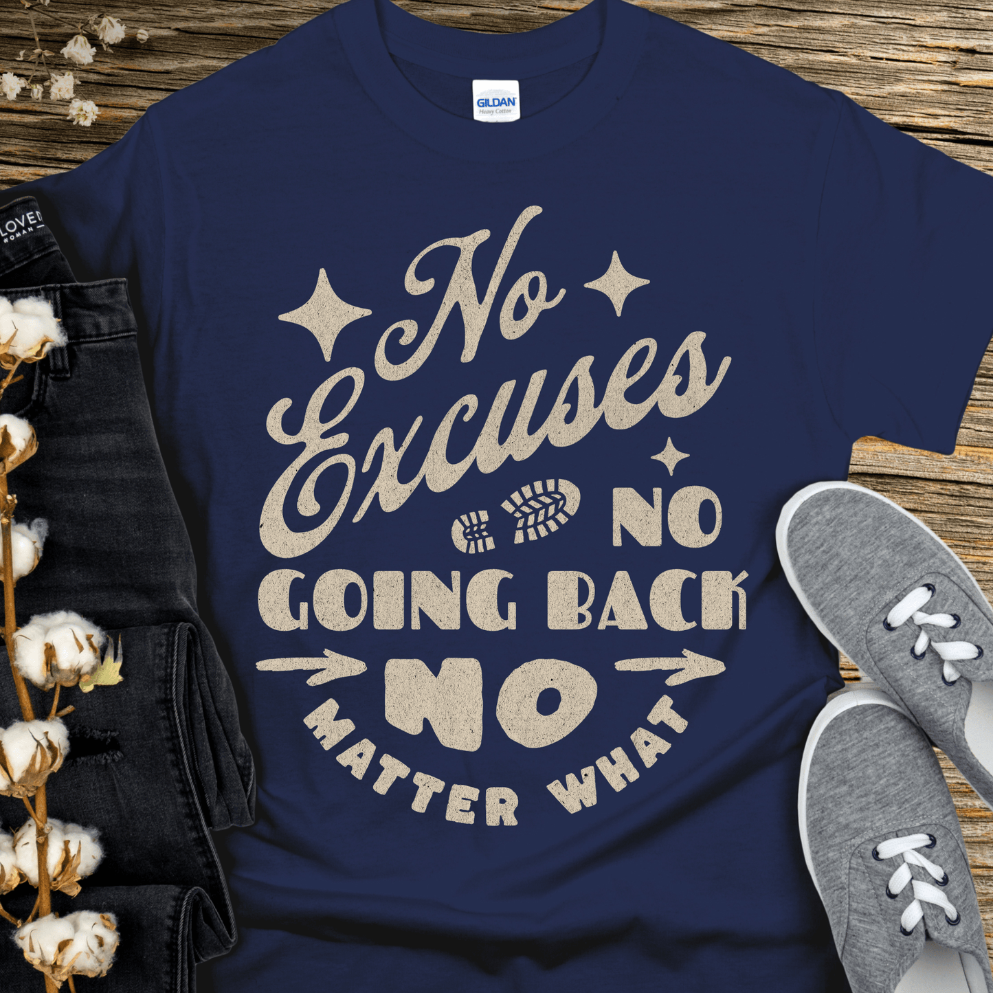 Recovery T-Shirt | Inspiring Sobriety | No Excuses