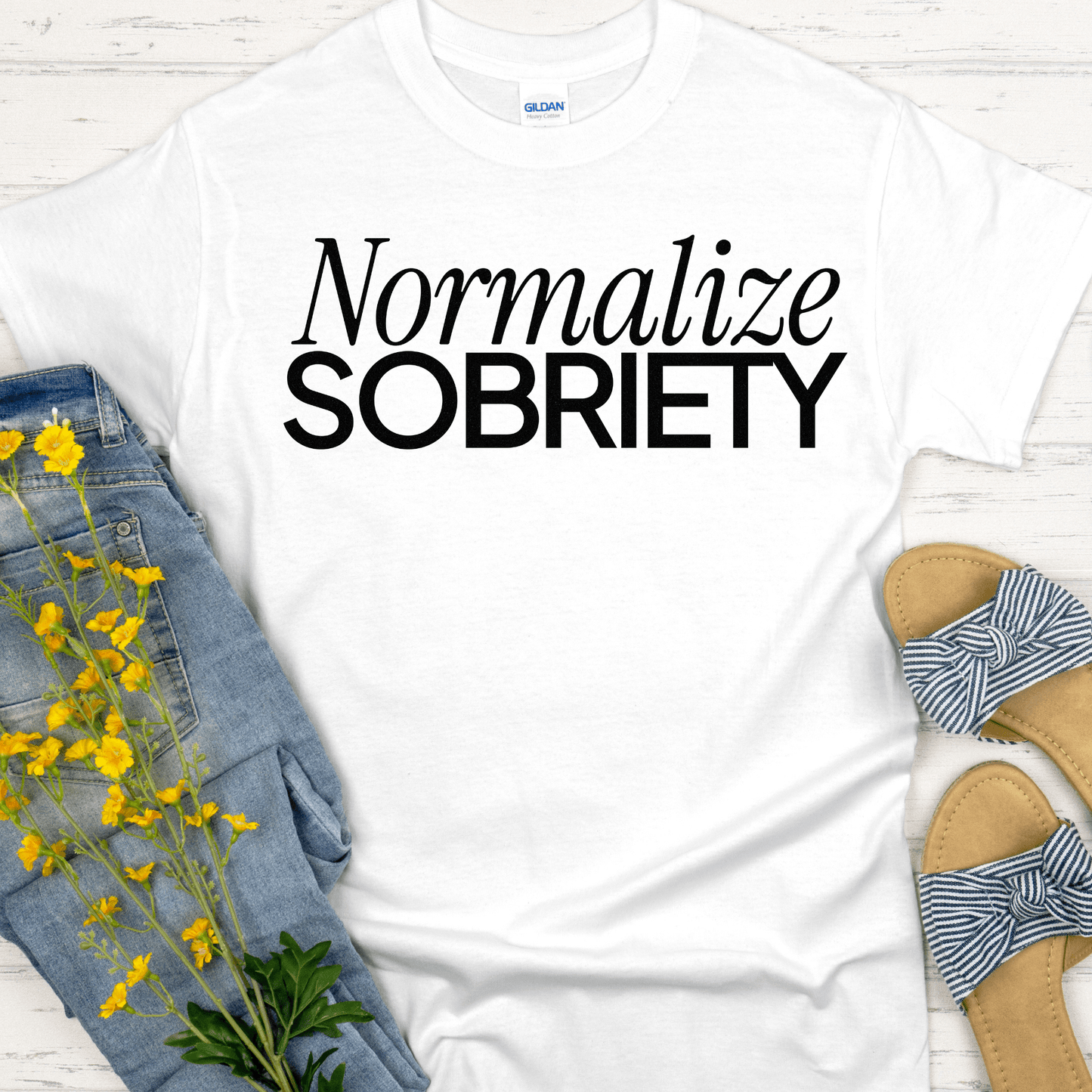 Recovery T-Shirt | Inspiring Sobriety | Normalize Sobriety