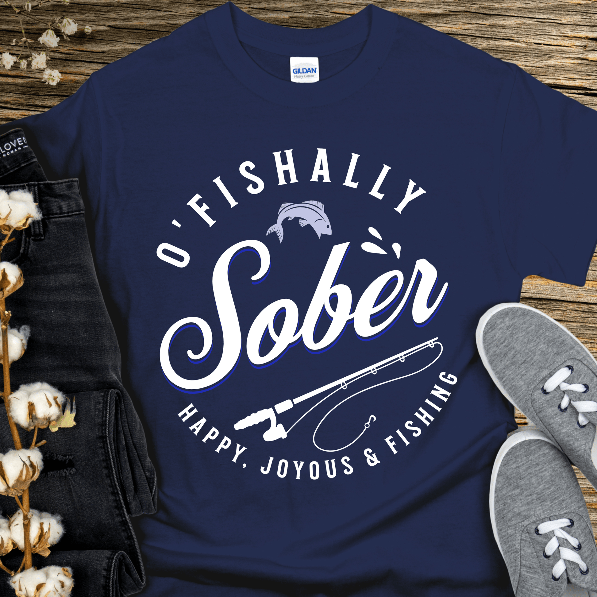 Recovery T-Shirt | Inspiring Sobriety |  O'Fishally Sober