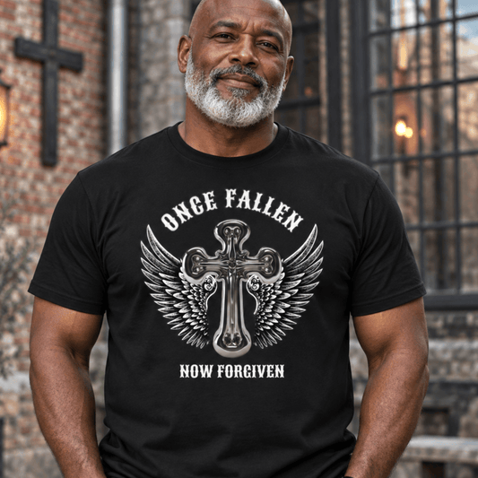 Recovery T-Shirt | Inspiring Sobriety |  Once Fallen Now Forgiven