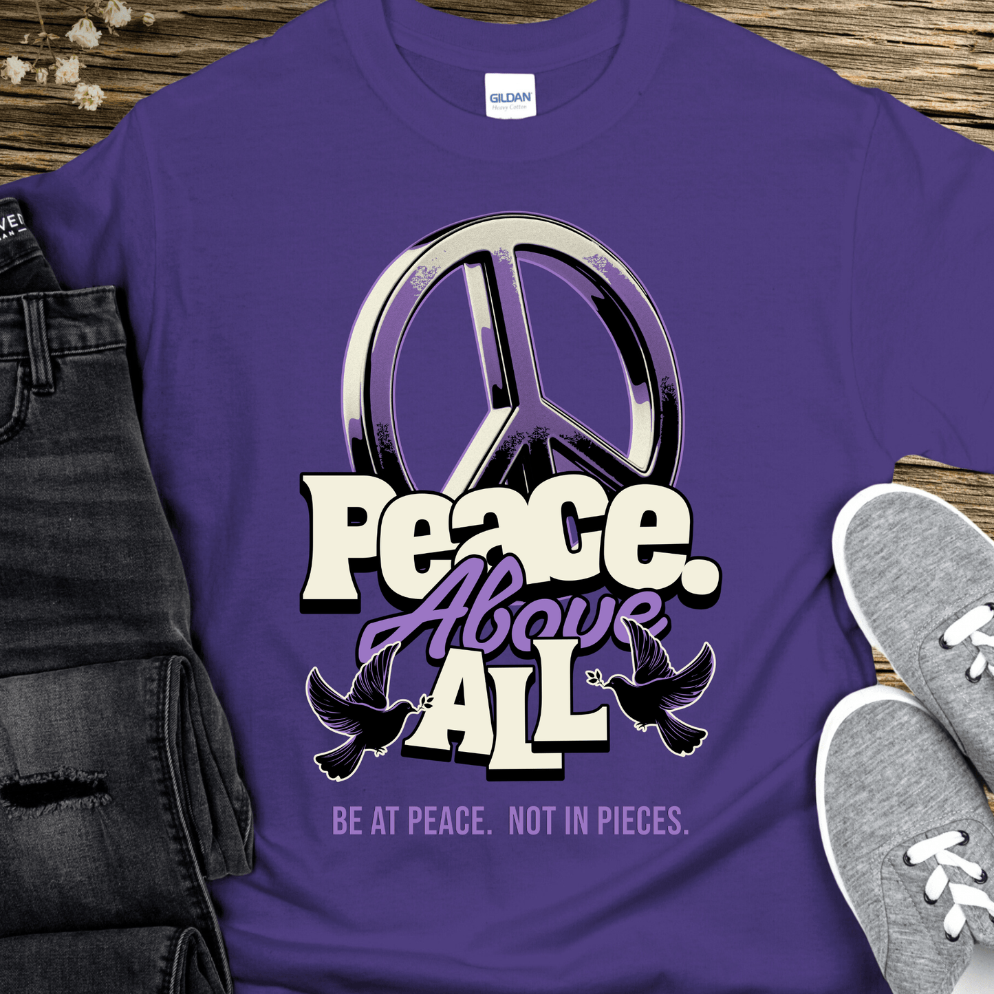 Recovery T-Shirt | Inspiring Sobriety |  Peace Above All