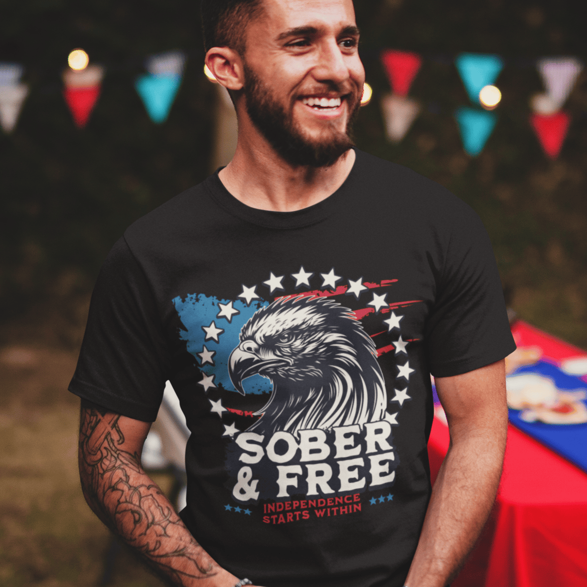 Recovery T-Shirt | Inspiring Sobriety |  Sober (Clean) & Free