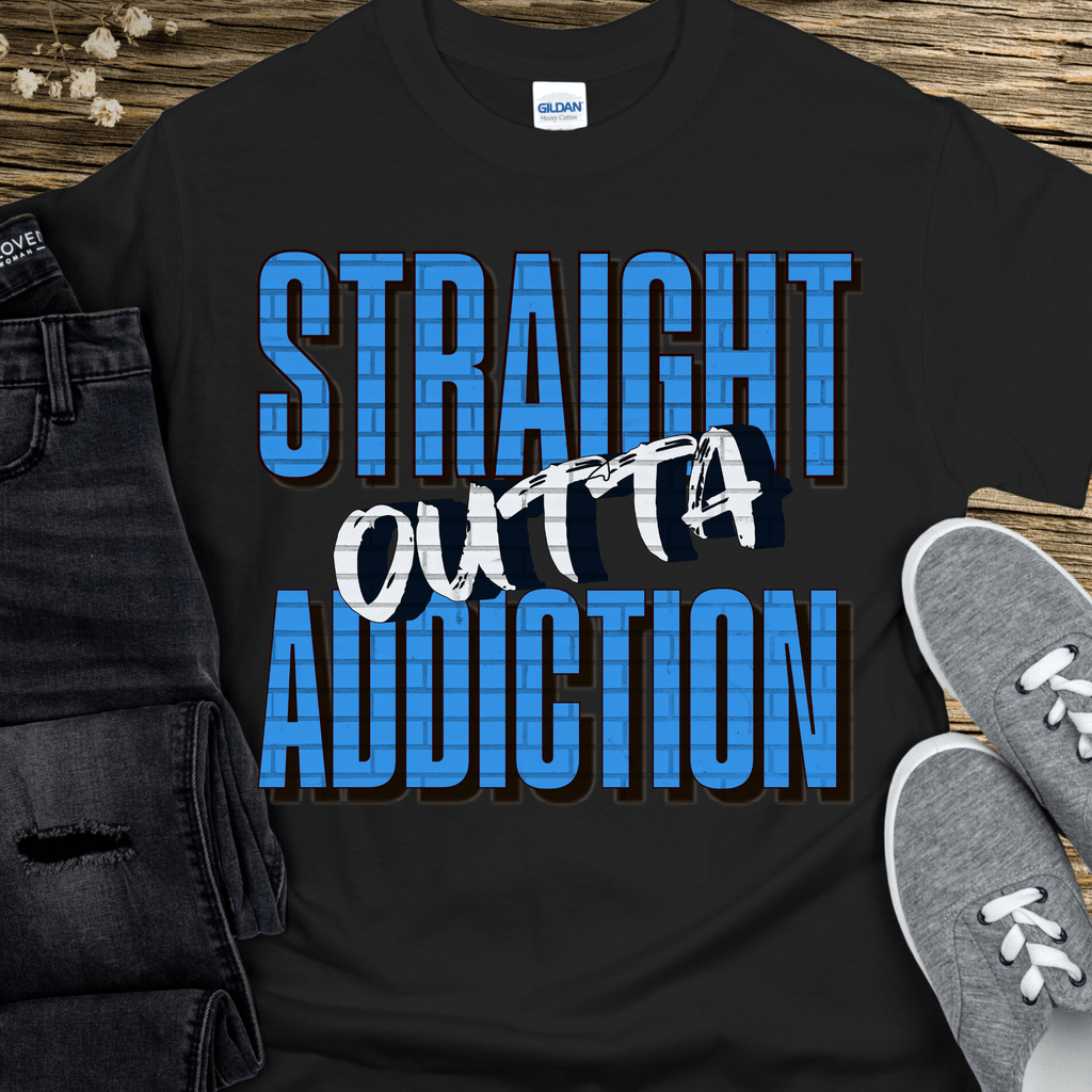 Recovery T-Shirt | Inspiring Sobriety |  Straight Outta Addiction