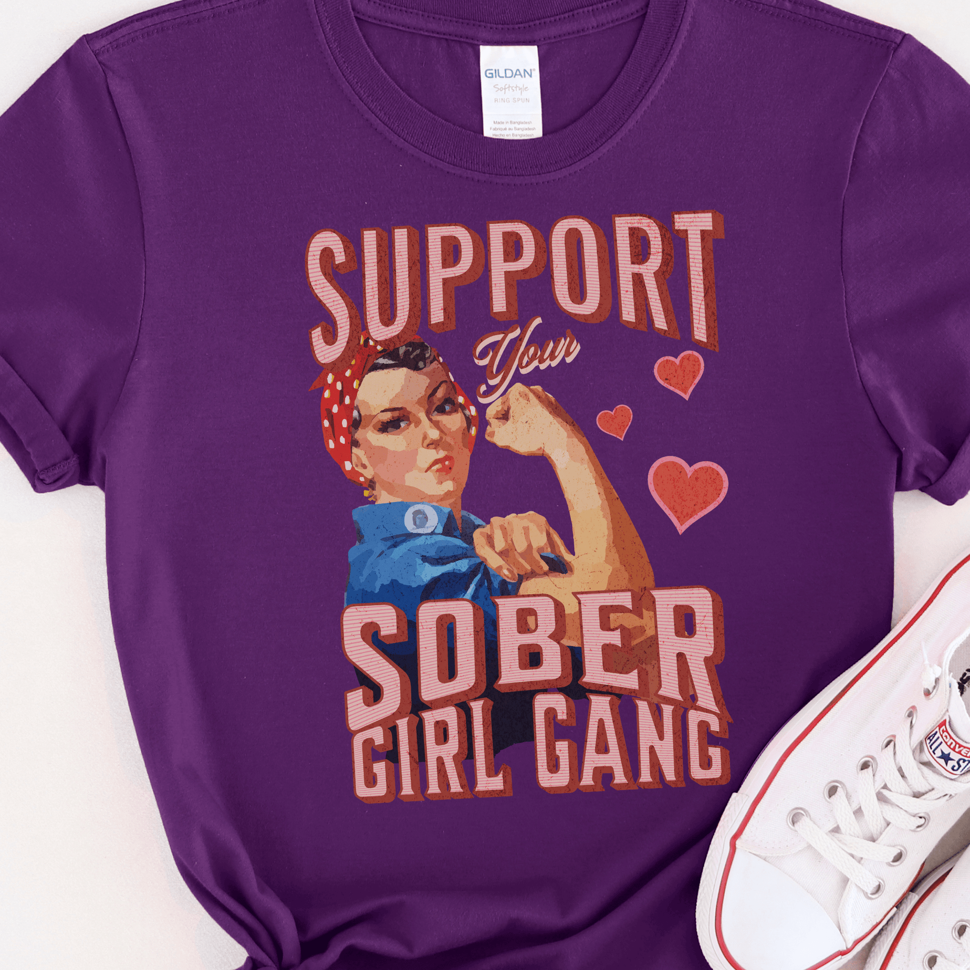 Recovery T-Shirt | Inspiring Sobriety |  Support Your Sober Girl Gang