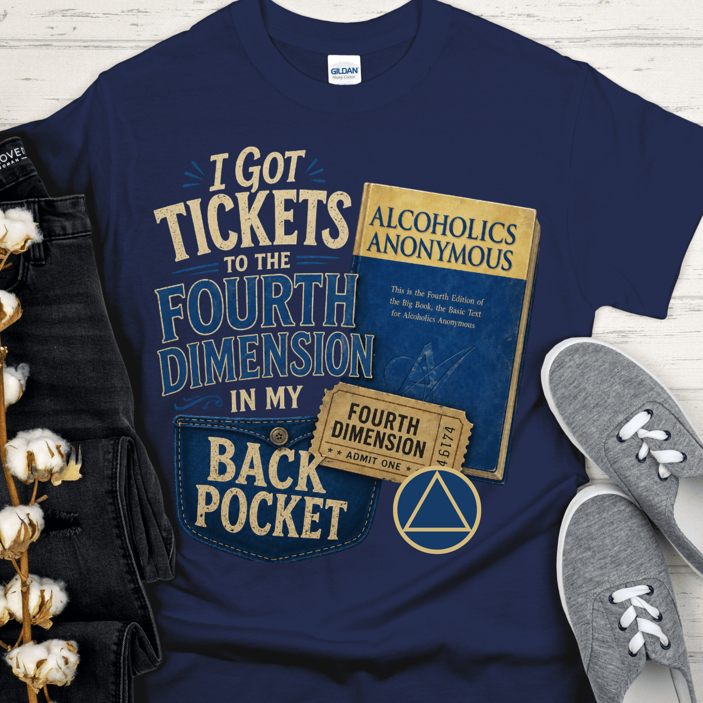 Recovery T-Shirt | Inspiring Sobriety |  Tickets to the 4th Dimension