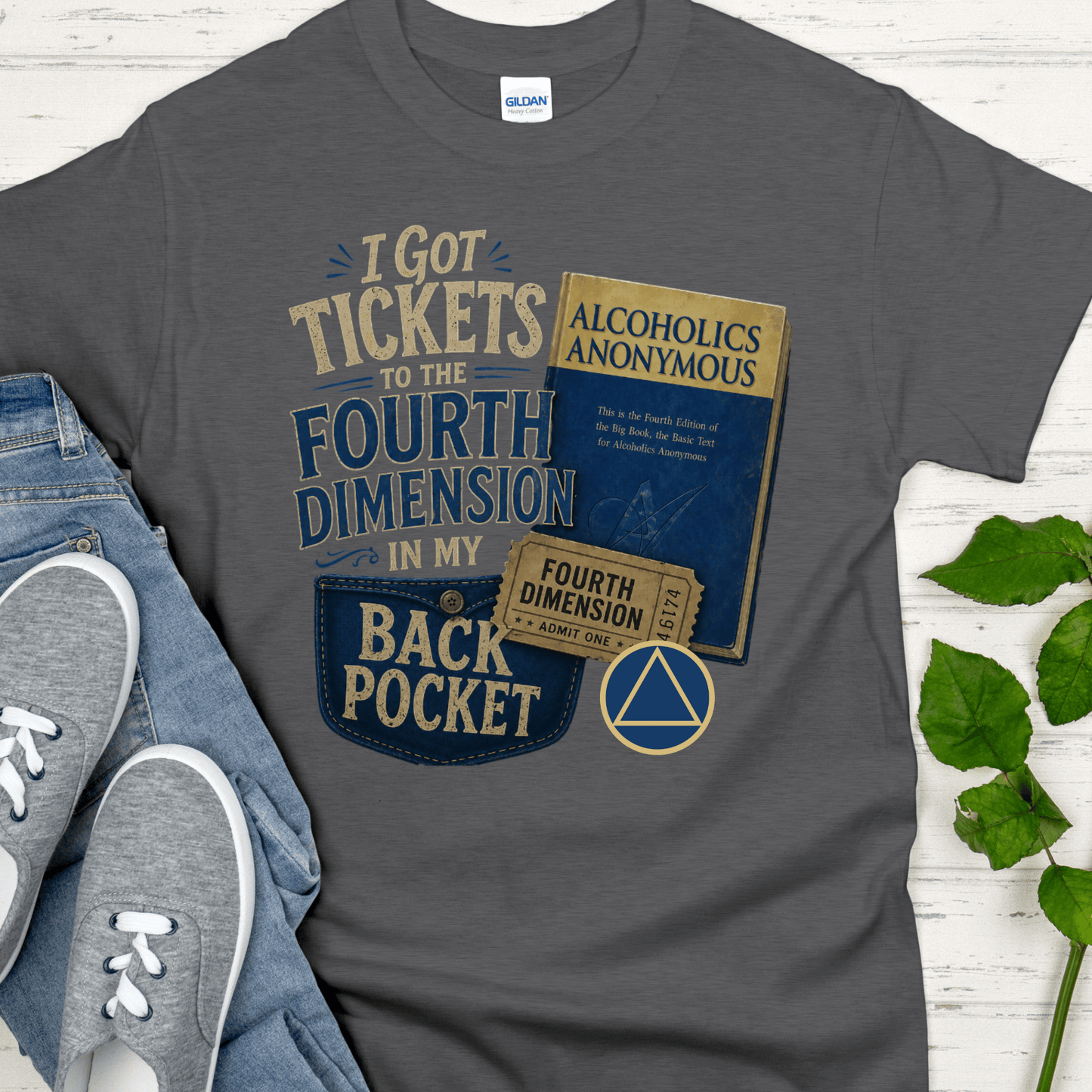 Recovery T-Shirt | Inspiring Sobriety |  Tickets to the 4th Dimension