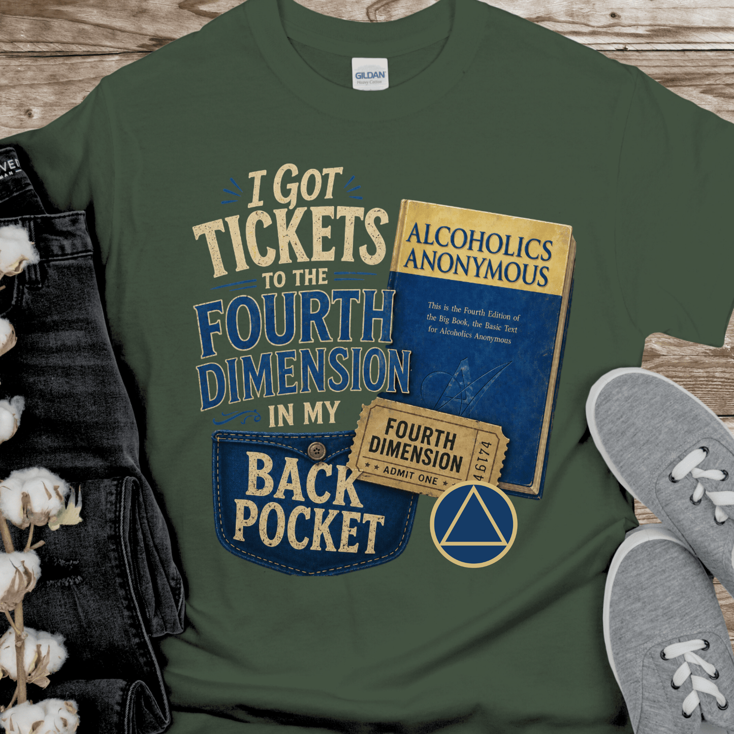 Recovery T-Shirt | Inspiring Sobriety |  Tickets to the 4th Dimension