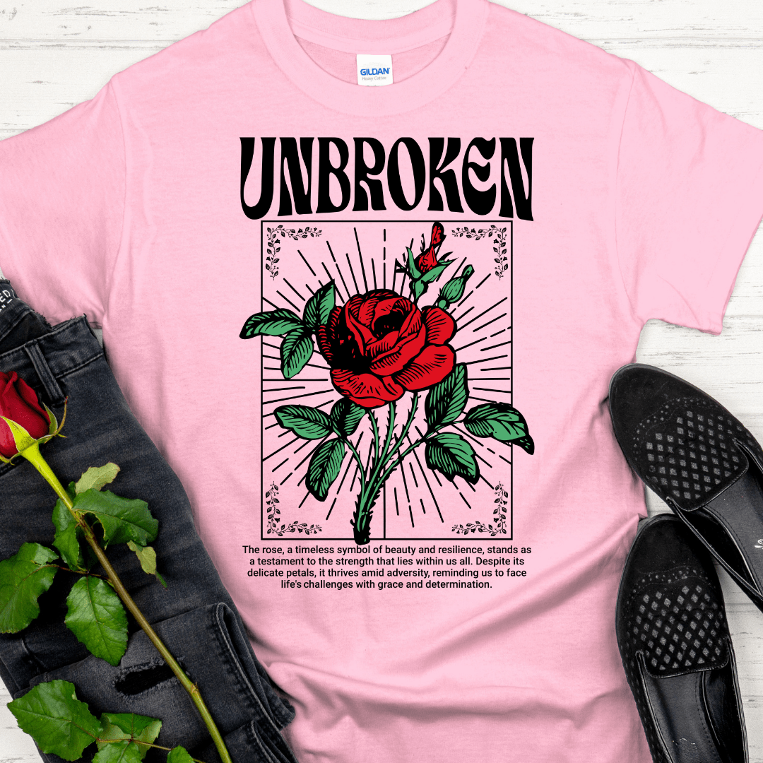 Recovery T-Shirt | Inspiring Sobriety | Unbroken Rose