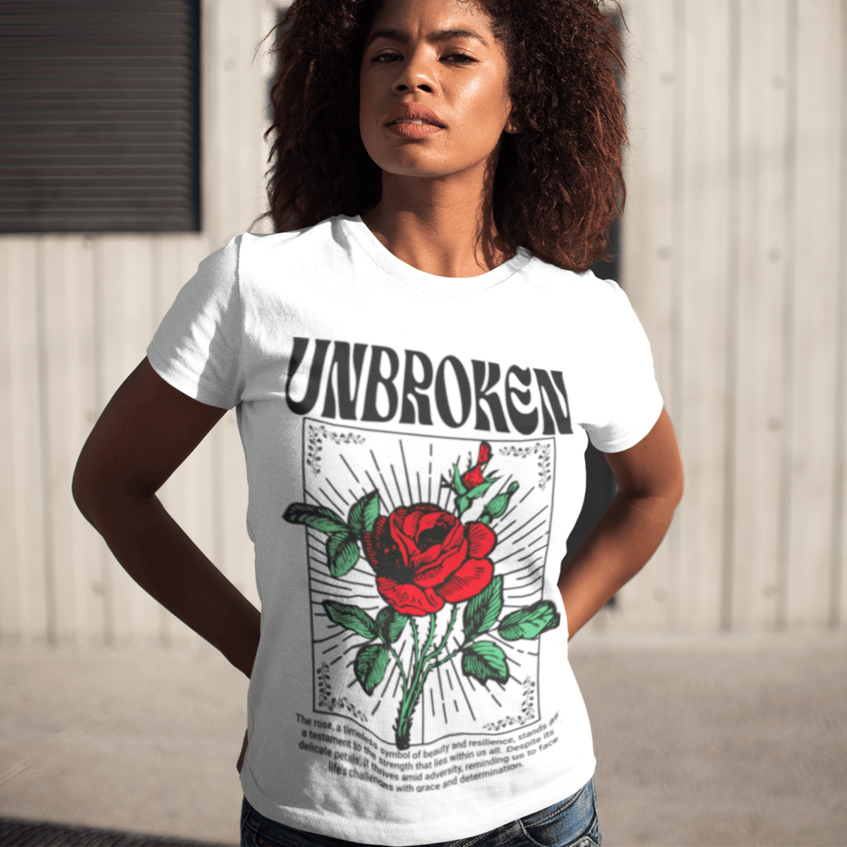 Recovery T-Shirt | Inspiring Sobriety | Unbroken Rose