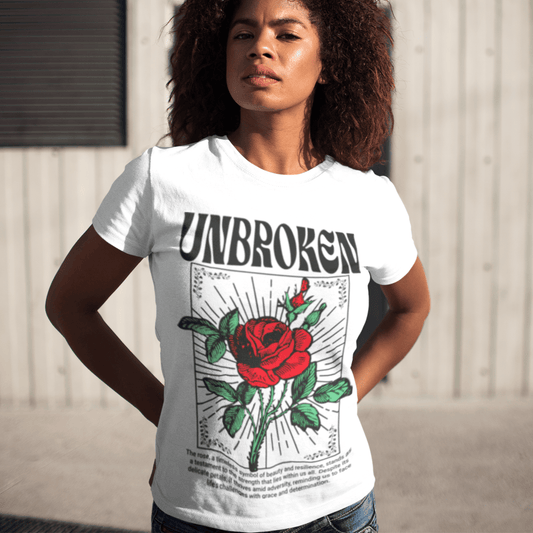 Recovery T-Shirt | Inspiring Sobriety | Unbroken Rose