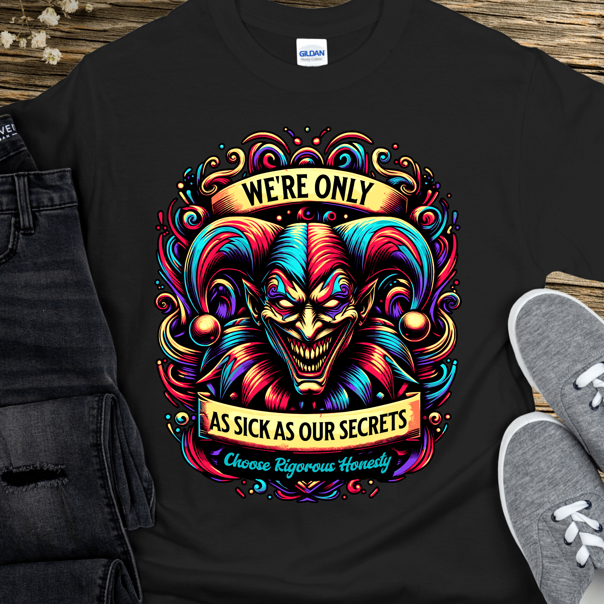 Only As Recovery T-Shirt | Inspiring Sobriety | Only As Sick as Our Secrets