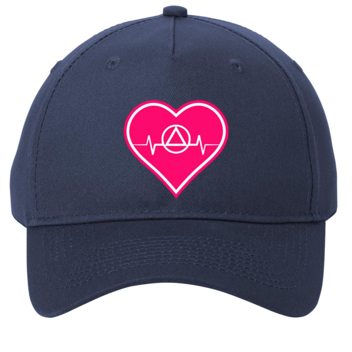 Recovery Twill Cap  | Inspiring Sobriety | AA Symbol Heartbeat