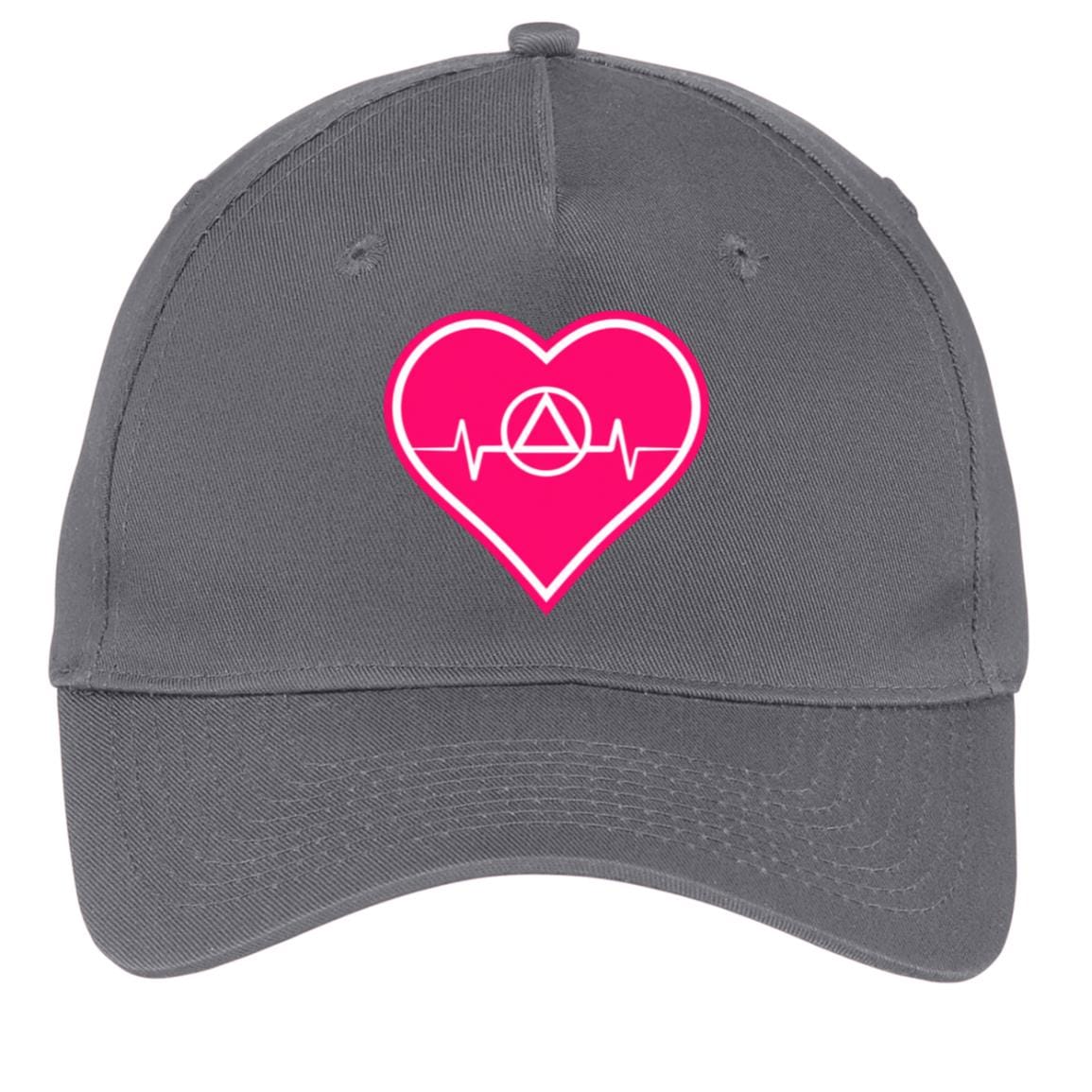 Recovery Twill Cap  | Inspiring Sobriety | AA Symbol Heartbeat