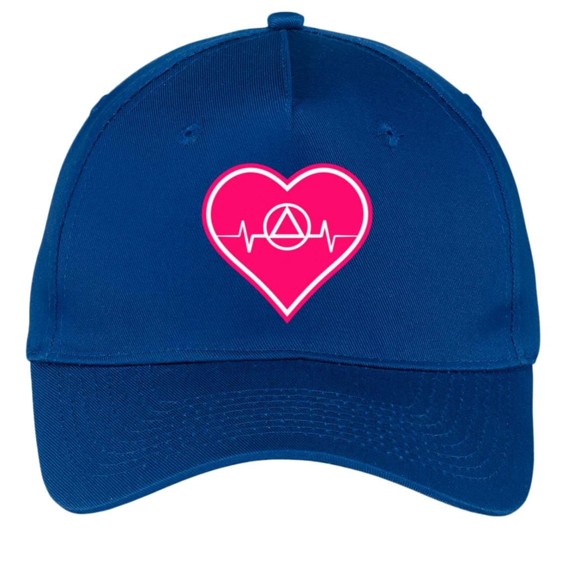 Recovery Twill Cap  | Inspiring Sobriety | AA Symbol Heartbeat
