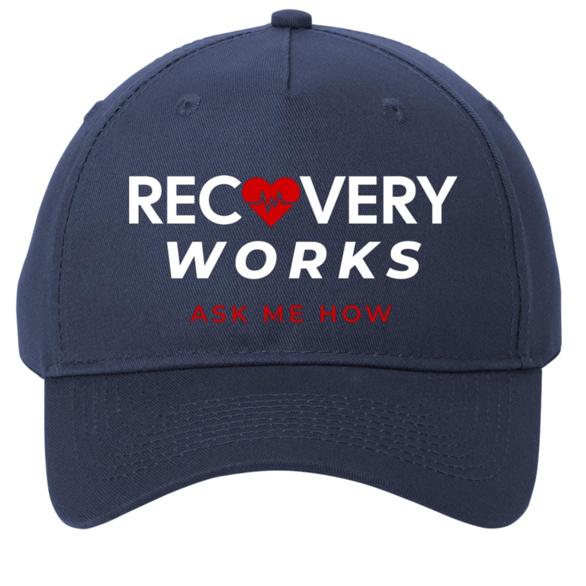 Recovery Twill Cap  | Inspiring Sobriety | Recovery Works Ask Me How