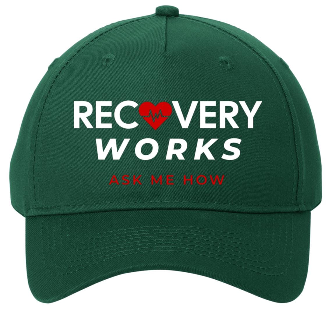 Recovery Twill Cap  | Inspiring Sobriety | Recovery Works Ask Me How