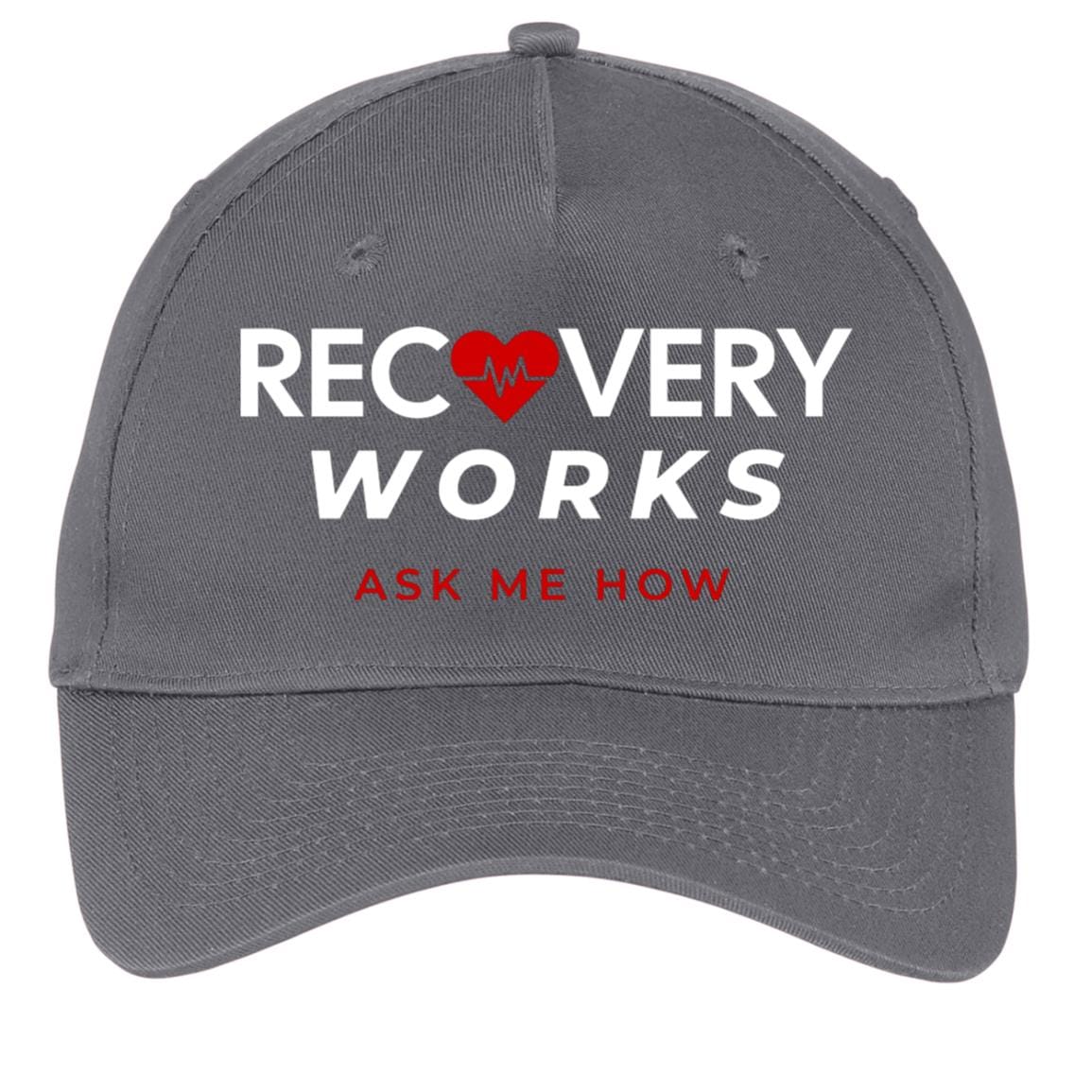 Recovery Twill Cap  | Inspiring Sobriety | Recovery Works Ask Me How