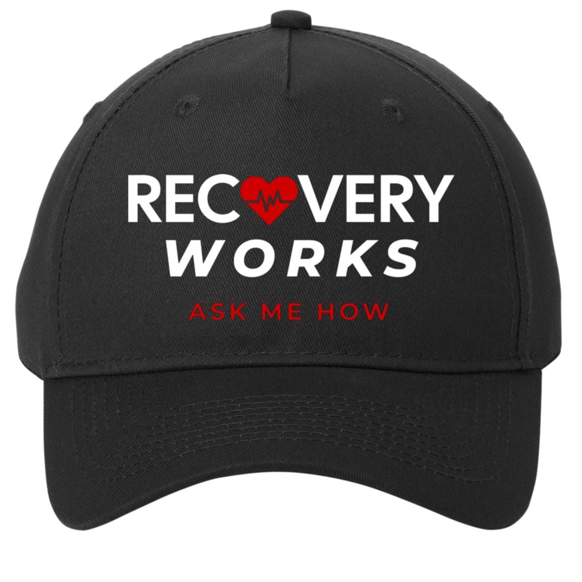 Recovery Twill Cap  | Inspiring Sobriety | Recovery Works Ask Me How