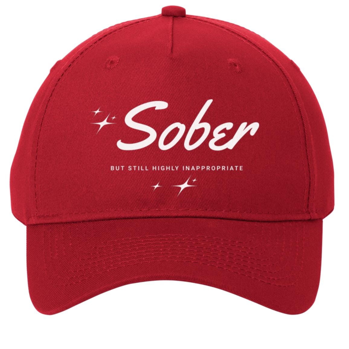 Recovery Twill Cap  | Inspiring Sobriety |  Sober But Still Highly Inappropriate