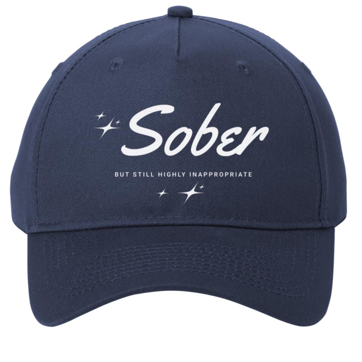 Recovery Twill Cap  | Inspiring Sobriety |  Sober But Still Highly Inappropriate