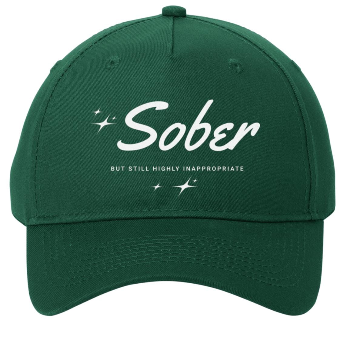 Recovery Twill Cap  | Inspiring Sobriety |  Sober But Still Highly Inappropriate