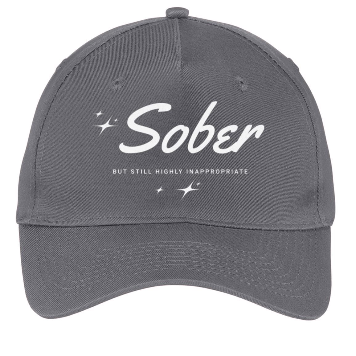 Recovery Twill Cap  | Inspiring Sobriety |  Sober But Still Highly Inappropriate