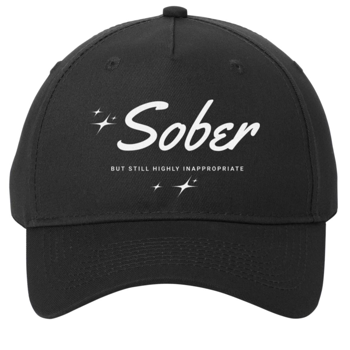 Recovery Twill Cap  | Inspiring Sobriety |  Sober But Still Highly Inappropriate