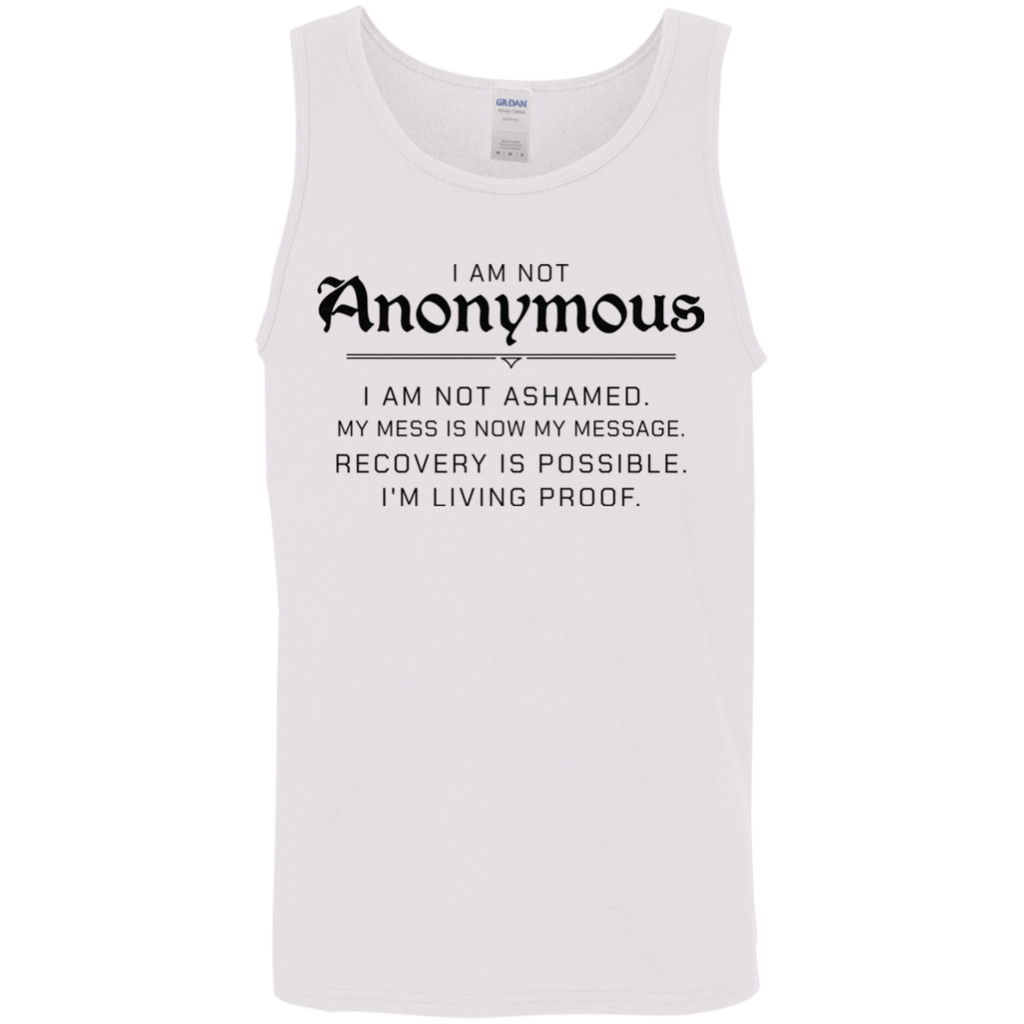 Recovery Unisex Tank | Inspiring Sobriety |  I Am Not Anonymous
