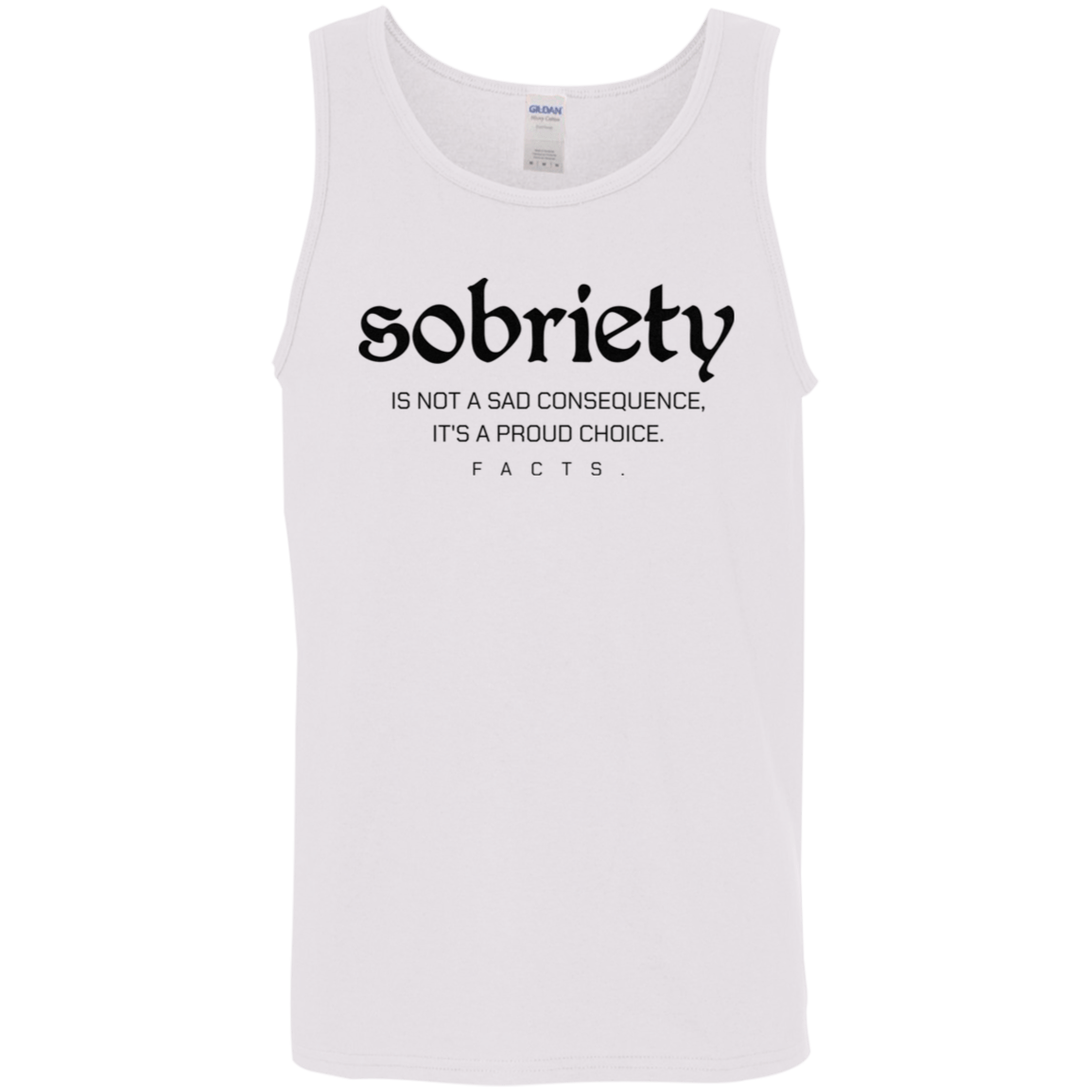 Recovery Unisex Tank | Inspiring Sobriety |   Sobriety - A Proud Choice