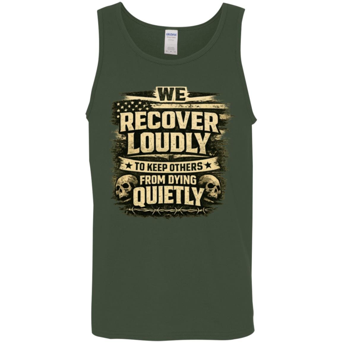 Recovery Unisex Tank | Inspiring Sobriety |  We Recover Loudly