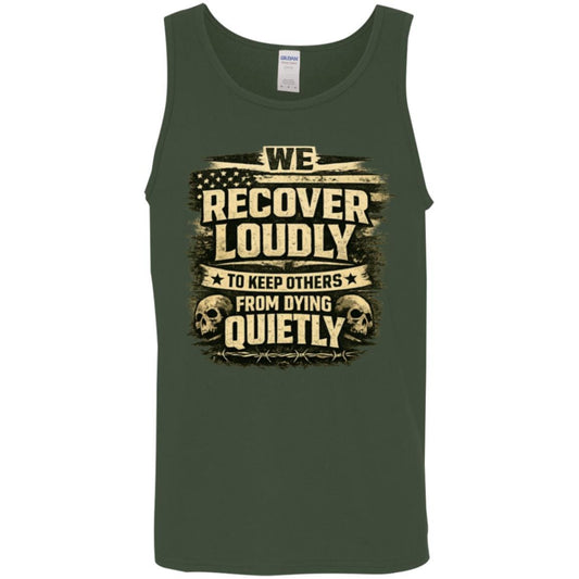 Recovery Unisex Tank | Inspiring Sobriety |  We Recover Loudly