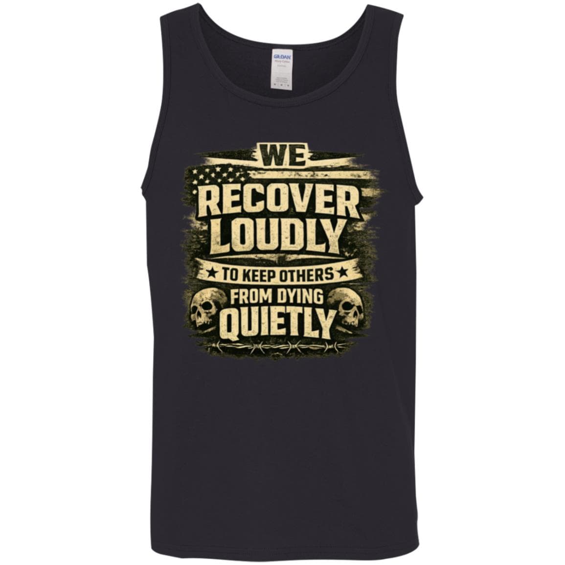 Recovery Unisex Tank | Inspiring Sobriety |  We Recover Loudly