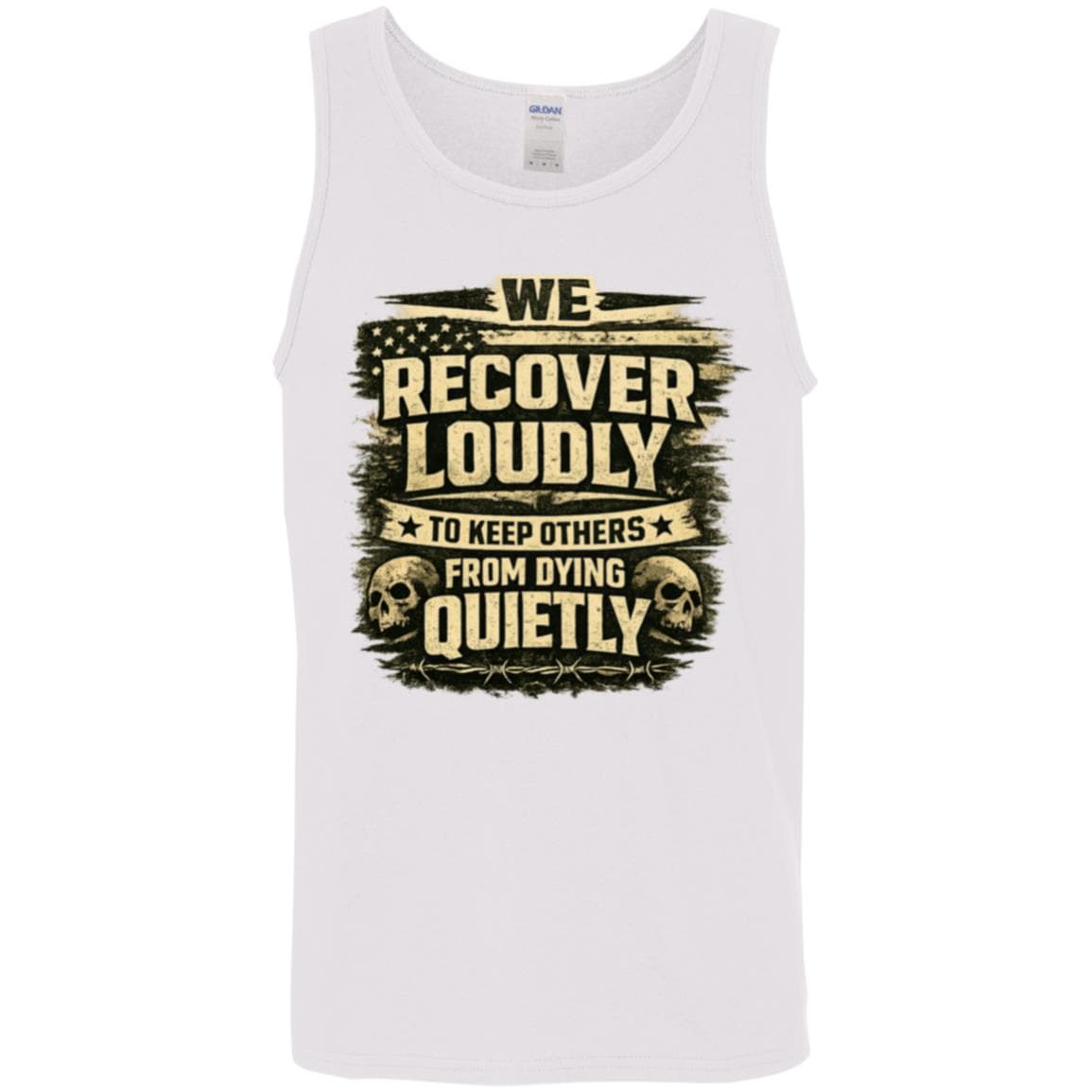 Recovery Unisex Tank | Inspiring Sobriety |  We Recover Loudly