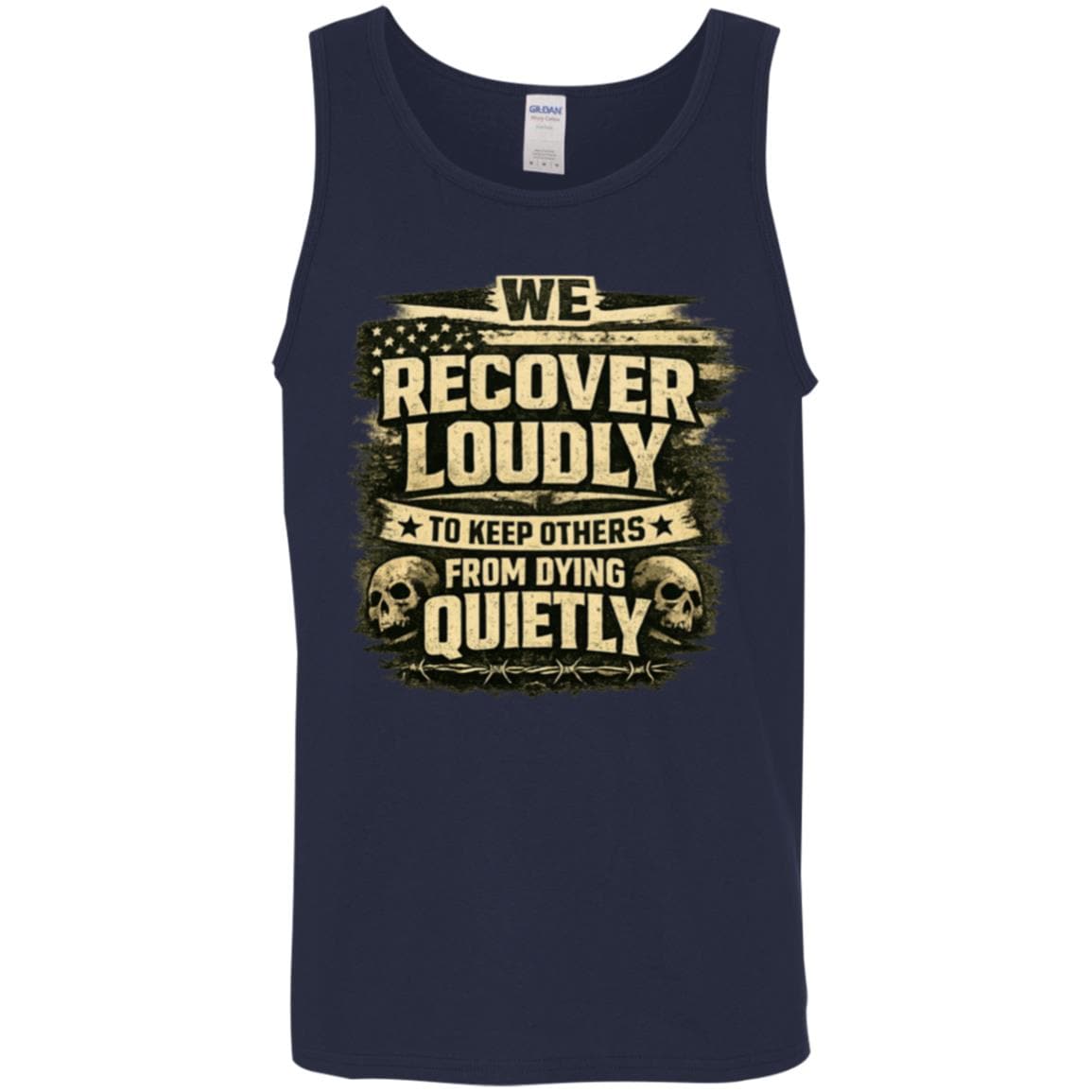 Recovery Unisex Tank | Inspiring Sobriety |  We Recover Loudly