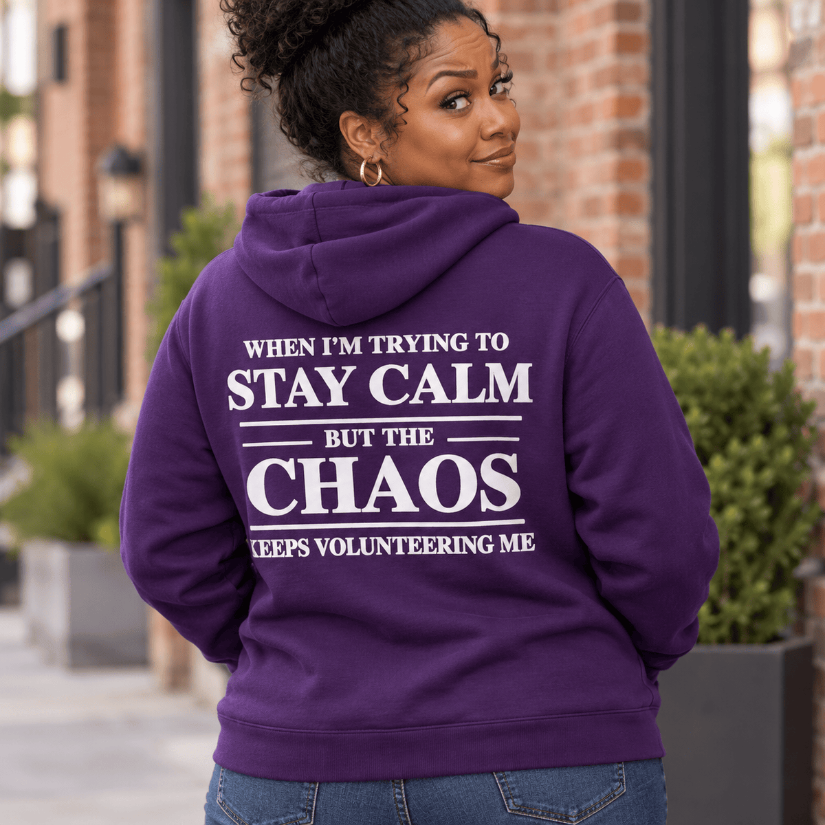 Recovery Zip Hoodie | Inspiring Sobriety | Calm & Chaos