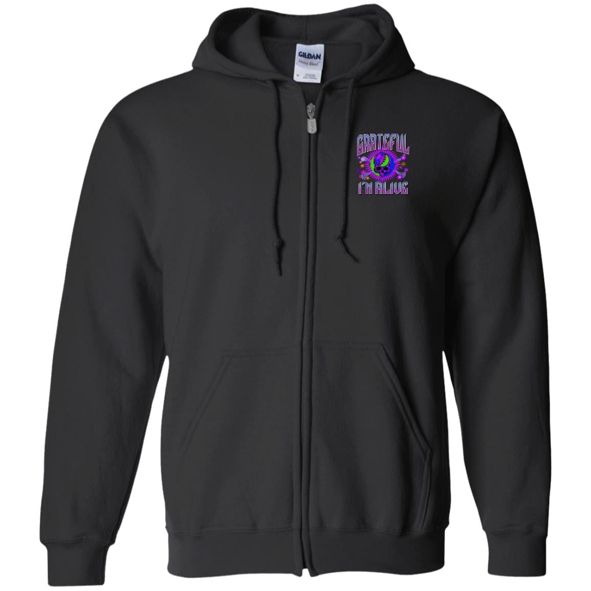Recovery Zip Hoodie | Inspiring Sobriety |  Grateful I'm Alive