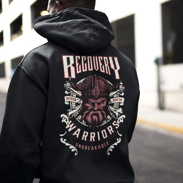 Recovery Hoodie | Inspiring Sobriety |  Recovery Warriors Unbreakable