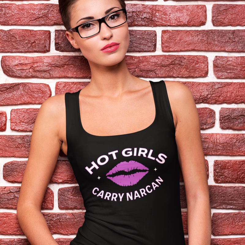 Womens Recovery Tank | Inspiring Sobriety |  Hot Girls Carry Narcan