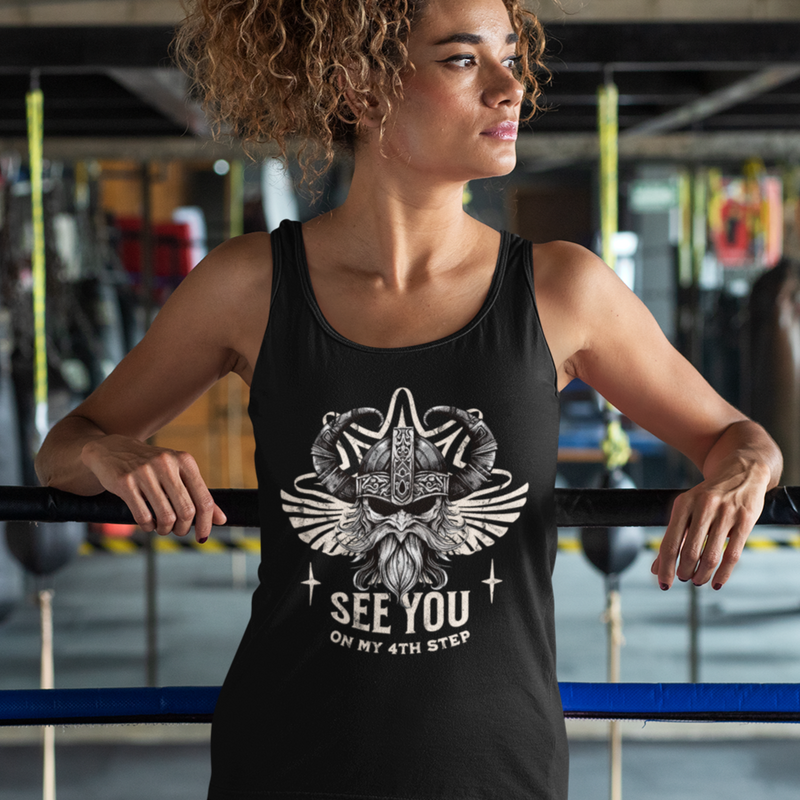 Womens Recovery Tank | Inspiring Sobriety |  See You On My 4th Step