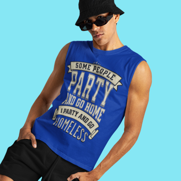 Mens Recovery Tank | Inspiring Sobriety |  I Party & Go Homeless