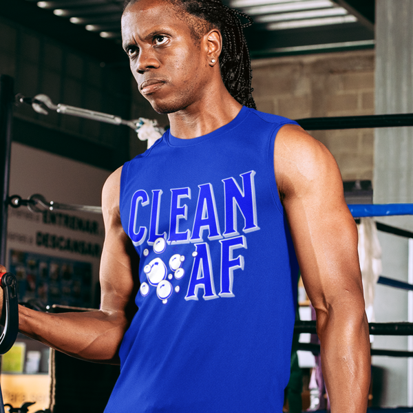 Mens Recovery Tank | Inspiring Sobriety | Clean AF