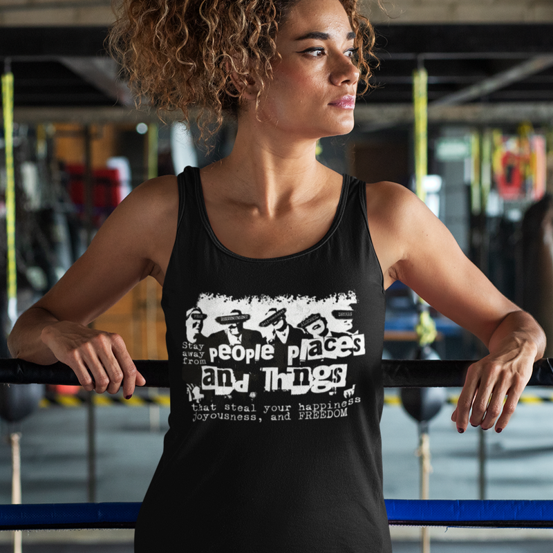 Womens Recovery Tank | Inspiring Sobriety |  People, Places & Things