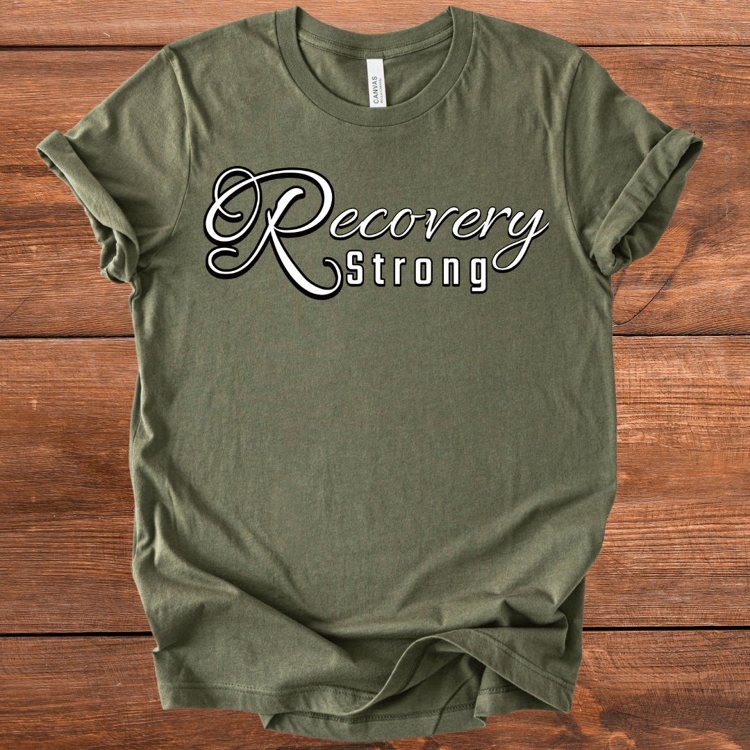 Vintage Blend Recovery T-Shirt | Inspiring Sobriety |  Recovery Strong