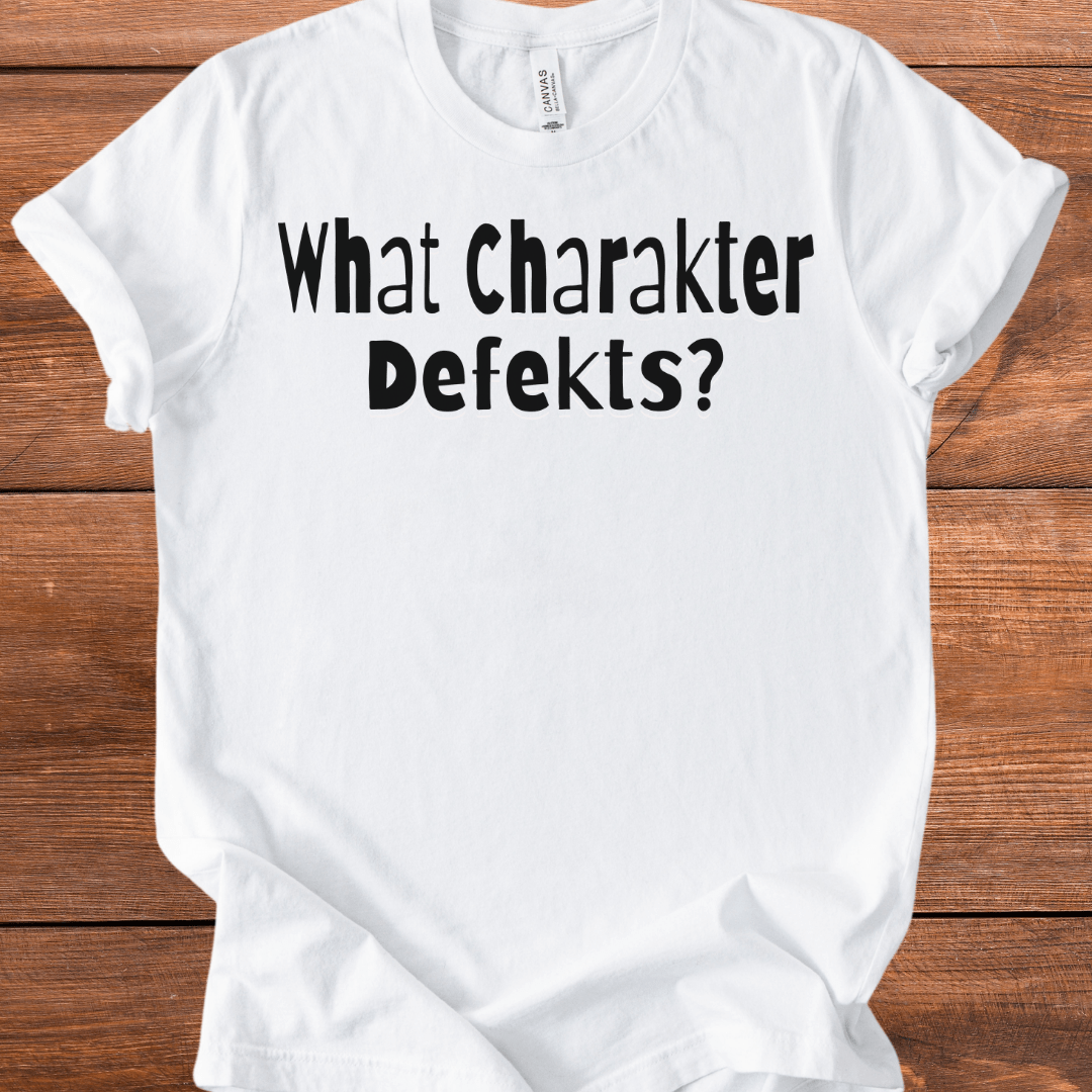 Vintage Blend Recovery T-Shirt | Inspiring Sobriety |  What Charakter Defekts?