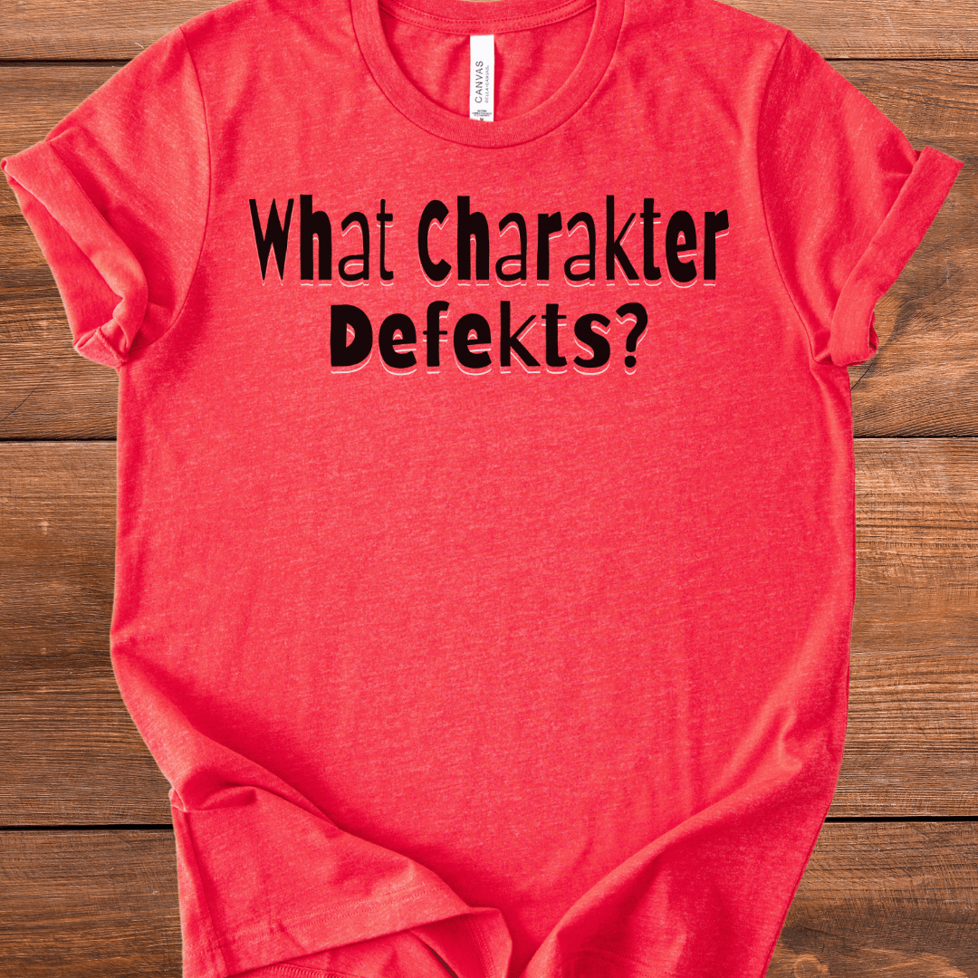 Vintage Blend Recovery T-Shirt | Inspiring Sobriety |  What Charakter Defekts?
