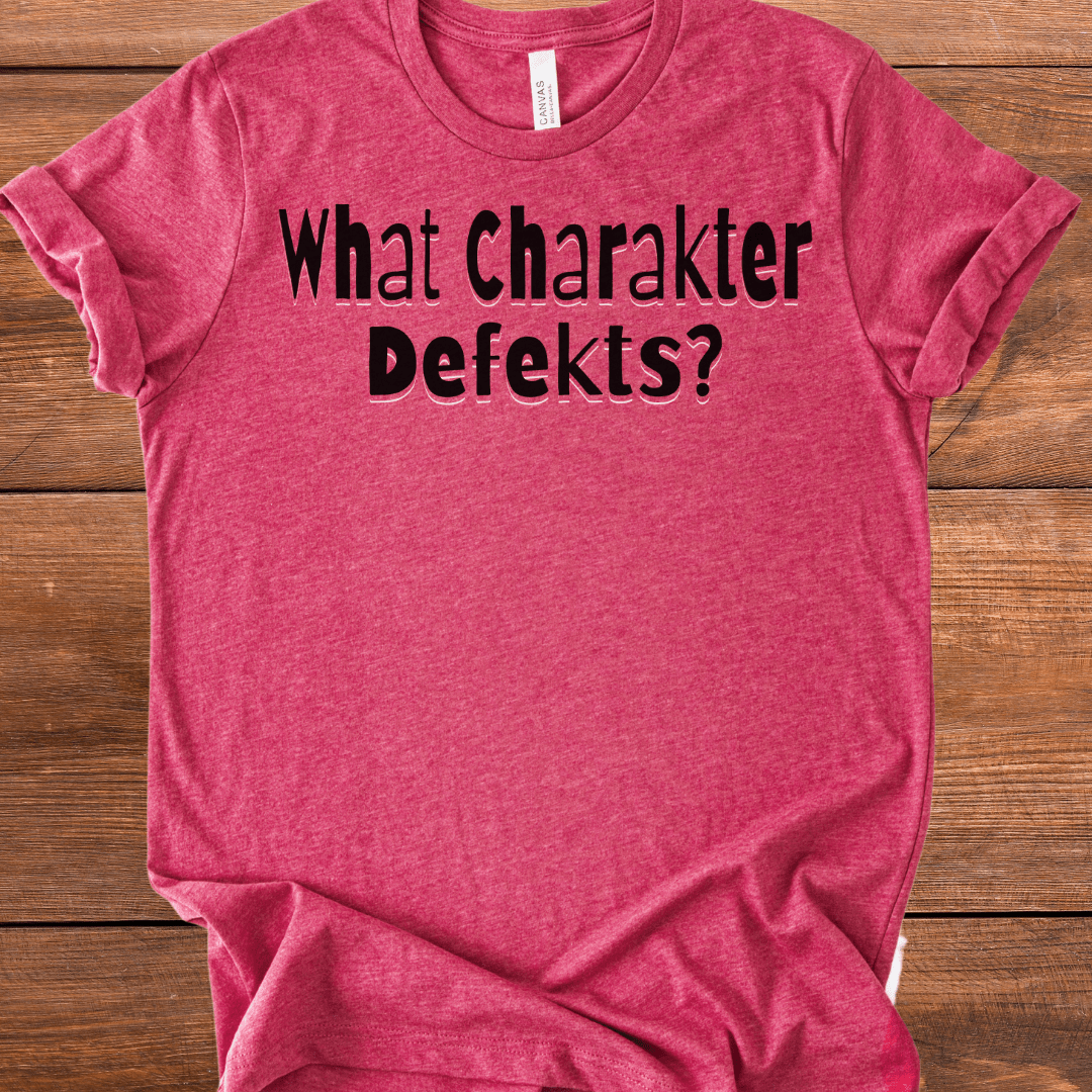 Vintage Blend Recovery T-Shirt | Inspiring Sobriety |  What Charakter Defekts?