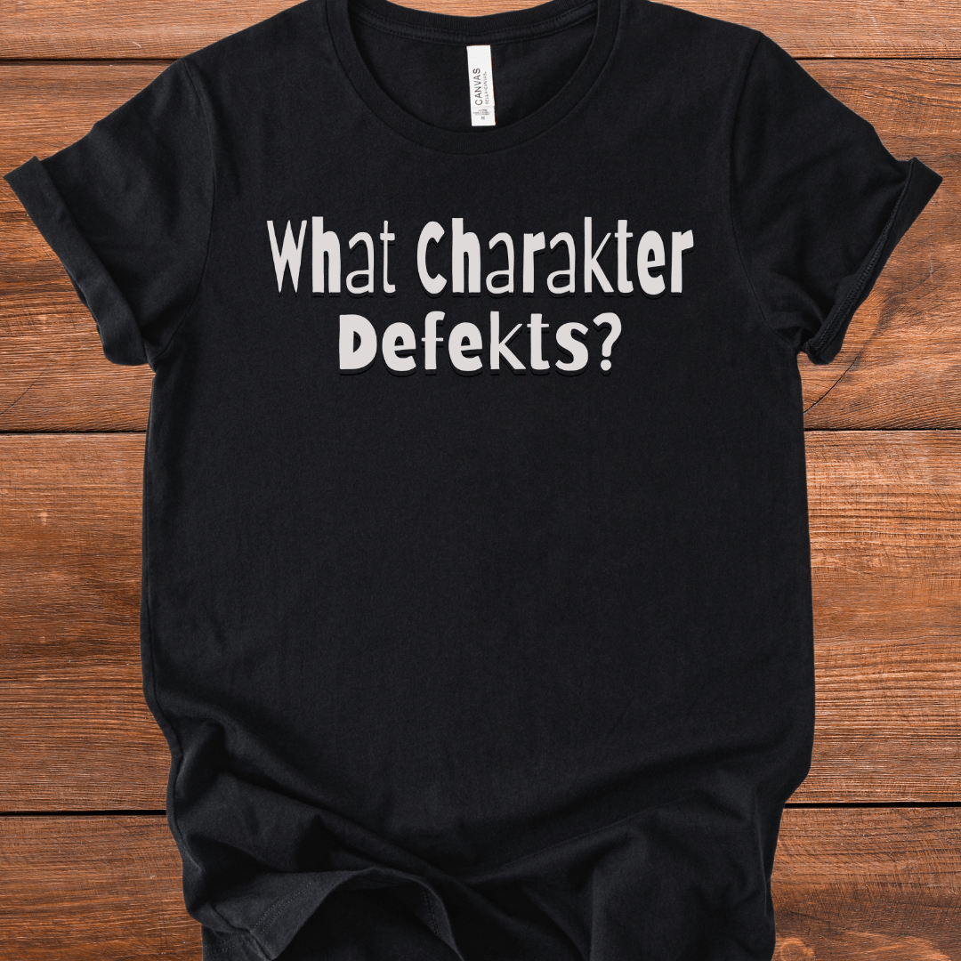 Vintage Blend Recovery T-Shirt | Inspiring Sobriety |  What Charakter Defekts?